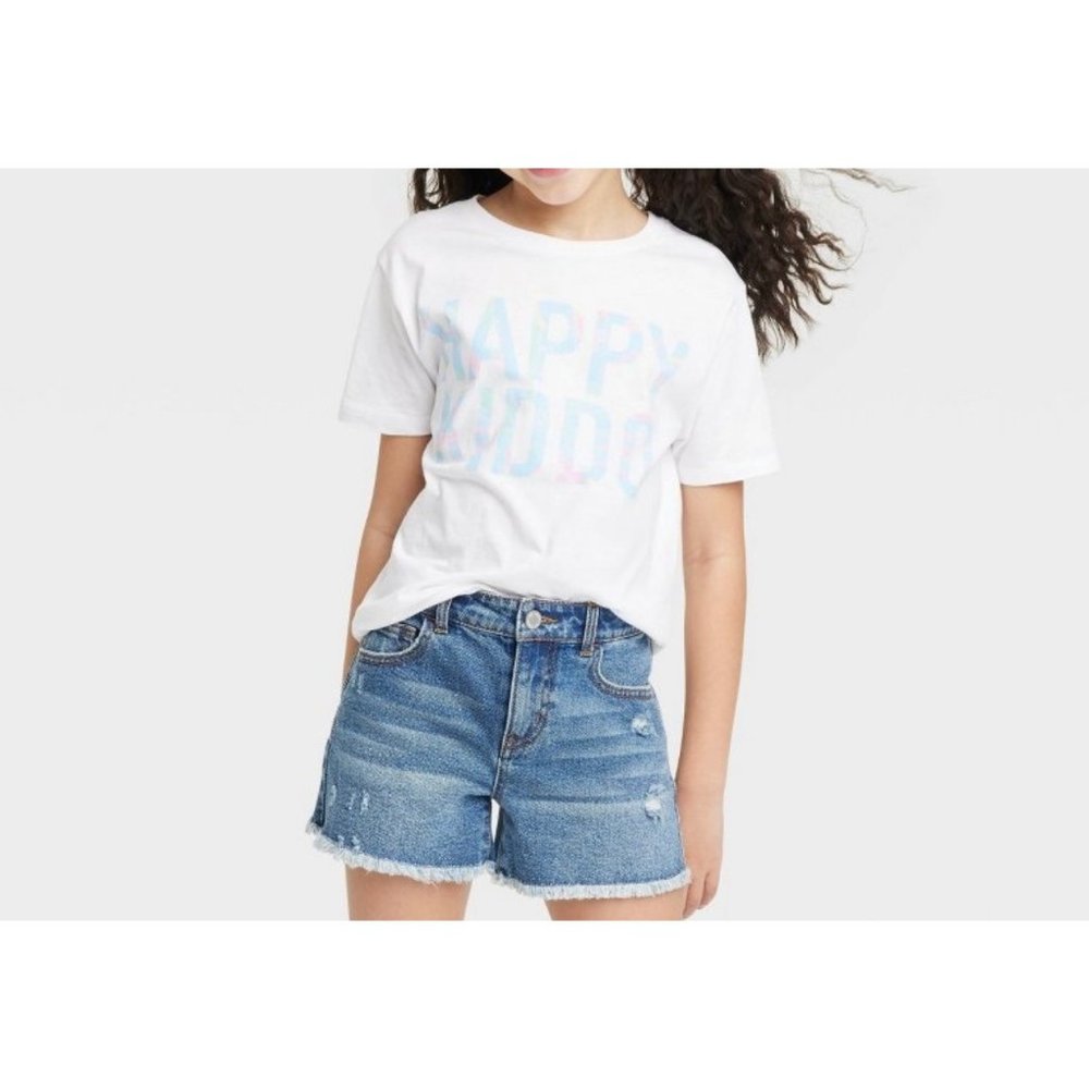 Grayson Threads 'Happy Kiddo' Short Sleeve Graphic T-Shirt NEW WITH TAGS